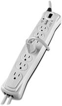 APC 7-Outlet Surge Protector 840 Joules with Telephone Protection, White