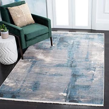 Safavieh Vintage Persian Collection 4' x 6' Blue/Grey Modern Abstract Area Rug