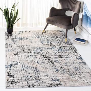 Safavieh Invista Collection 8' x 10' Ivory/Grey Modern Abstract Area Rug