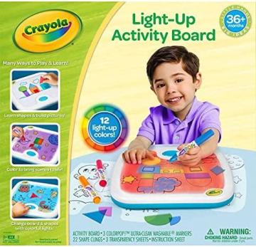 Crayola Light Up Activity Board, Kids Art Kit