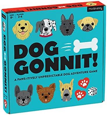 Mudpuppy Dog-Gonnit Board Game – for 2-4 Players, Ages 8+ – Multicolor