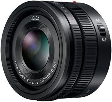 Panasonic LUMIX G Leica DG SUMMILUX Lens, 15MM, F1.7 ASPH, H-X015 (USA Black)