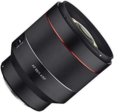 Rokinon AF 85mm F1.4 Weather Sealed High Speed Auto Focus Lens for Canon EOS R Cameras - RF Mount