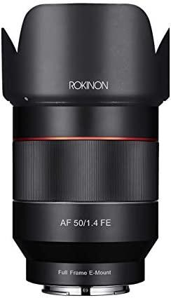 Rokinon IO50AF-E AF 50mm F1.4 Full Frame Auto Focus Lens for Sony E-Mount