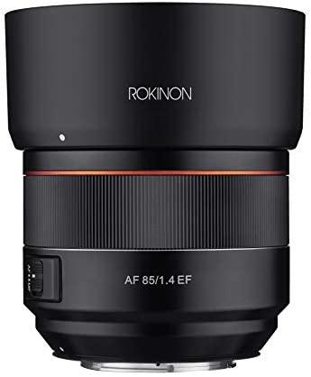 Rokinon 85mm F1.4 AF Lens for Canon EF Mount, Black