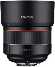 Samyang 85mm F1.4 Auto Focus Full Frame Weather Sealed High Speed Telephoto Lens for Nikon F Mount