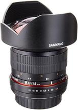 Samyang SY14M-C 14mm F2.8 Ultra Wide Fixed Angle Lens for Canon, Black