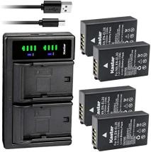 Kastar 4-Pack Battery and LTD2 USB Charger Replacement for Nikon Cameras