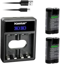 Kastar 2-Pack KAA2HR Battery and LCD Dual USB Charger Replacement for Kodak Zoom Camera