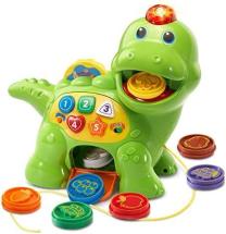 VTech Chomp and Count Dino Green