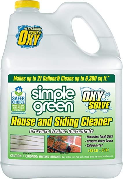 Simple Oxy Solve House and Siding Pressure Washer Cleaner - Concentrate 1 Gal.