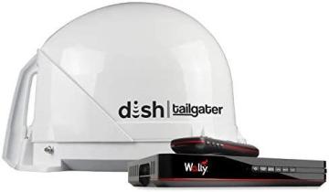 KING DT4450 DISH Tailgater - Portable/Roof Mountable Satellite TV Antenna, White