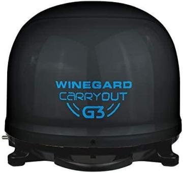 WINEGARD Company Carryout G3 Portable Automatic Satellite Antenna Black