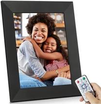 BSIMB Digital Picture Frame IPS Display, Wall-Mountable Electric Photo Frame