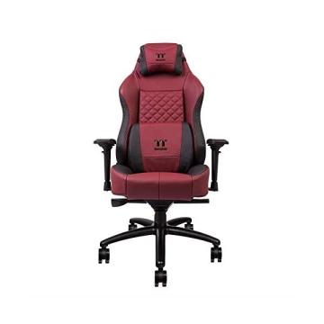Thermaltake X Comfort Real Leather Burgundy Red Gaming Chair GGC-XCR-BRLFDL-TW
