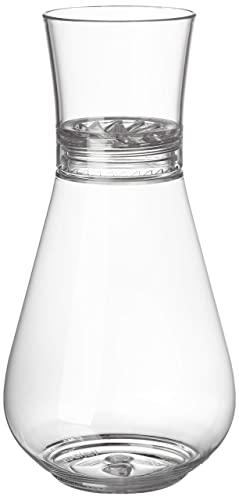 AmazonCommercial Plastic Shatterproof Decanter with Aerator, 28 oz, Pack of 3