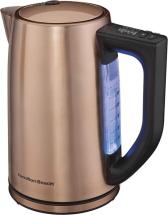 Hamiton Beach 1.7 Liter Variable Temperature Electric Kettle for Tea and Hot Water, Copper