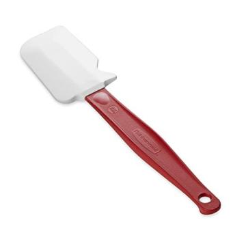 Rubbermaid FG1962000000 High Heat Silicone Spatula, 9.5", Red Handle