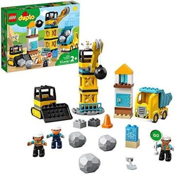 LEGO DUPLO Construction Wrecking Ball Demolition 10932 Toy for Preschool Kids