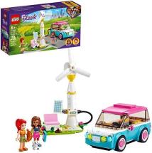 LEGO Friends Olivia's Electric Car 41443 Building Kit; Creative Gift for Kids