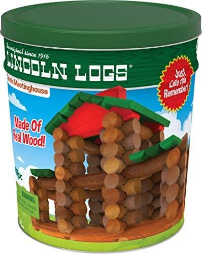Lincoln Logs Classic Meetinghouse  117 Parts Preschool Education Toy