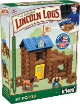 Lincoln Logs Horseshoe Hill Station 83 Pieces Preschool Education Toy