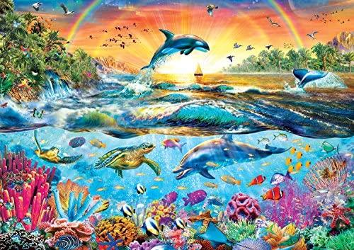 Buffalo Games - Amazing Nature Collection - Tropical Paradise - 500 Piece Jigsaw Puzzle Multicolor