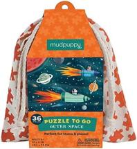 Mudpuppy Outer Space Puzzle to Go, 36 Pieces, 12”x9”