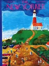 New York Puzzle Company - New Yorker The Lighthouse - 500 Piece Jigsaw Puzzle