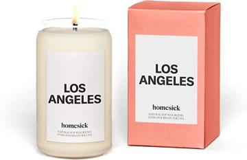 Homesick Scented Candle, Los Angeles - Scents of Orange, Bergamot, Rose, 13.75 oz