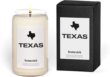 Homesick Scented Candle, Texas - Scents of Pine Needles, Lime, 13.75 oz
