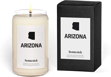 Homesick Scented Candle, Arizona - Scents of Musk, Orange, Lime, 13.75 oz