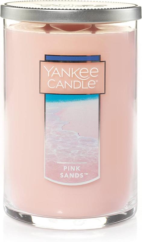 Yankee Candle Pink Sands Scented, Classic 22oz Large Tumbler 2-Wick Candle