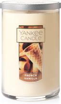 Yankee Candle Large 2-Wick Tumbler Candle, French Vanilla, Ivory