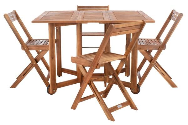 Safavieh Outdoor Living Collection Arvin 5-Piece Dining Set