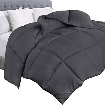 Utopia Bedding Comforter Duvet Insert - Quilted Comforter with Corner Tabs (King, Grey)