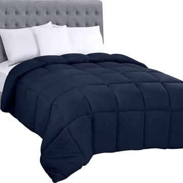 Utopia Bedding All Season 250 GSM Comforter - Soft Down Alternative Comforter (Twin/Twin XL, Navy)