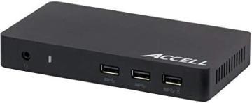 Accell USB 3.0 Universal Docking station with Dual Video HDMI and DisplayPort, 4K UHD