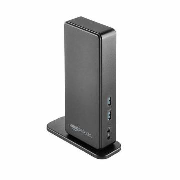 Amazon Basics USB 3.0 Universal Laptop Dual Monitor Docking Station