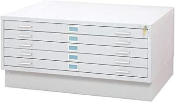 Safco Products Flat File Closed Base for 5-Drawer 4996WHR Flat File, White