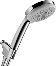 Hansgrohe Croma 100 4-inch Handheld Shower Head Set 3-Spray with Hose in Chrome