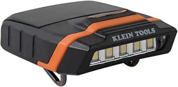 Klein Tools 56402 LED Light, Cap Visor Clip Light has Pivoting Head