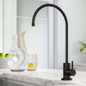 Kraus FF-100MB Purita 100% Lead-Free Kitchen Water Filter Faucet, Matte Black
