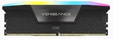 Corsair Vengeance RGB DDR5 32GB (2x16GB) 5200MHz C40 Intel Optimized Desktop Memory Black