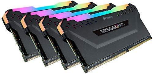 Corsair Vengeance RGB Pro 128GB (4x32GB) DDR4 3200 (PC4-25600) C16 Desktop memory – Black