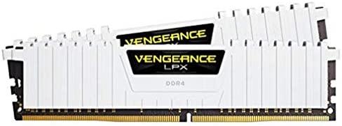 Corsair Vengeance LPX 16GB (2x8GB) DDR4 DRAM 2666MHz C16 (PC4 21300) Memory Kit – White