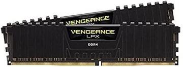 Corsair CMK32GX4M2D3000C16 Vengeance LPX 32GB (2 x 16GB) DDR4 3000 Desktop Memory Black