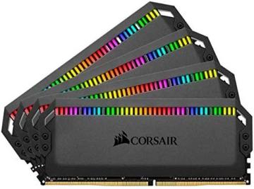 Corsair Dominator Platinum RGB 128GB (4x32GB) DDR4 3600MHz C18 Desktop Memory Black