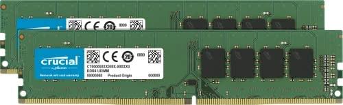 Crucial RAM 32GB Kit (2x16GB) DDR4 3200MHz CL22 Desktop Memory CT2K16G4DFRA32A