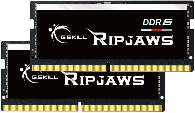 G.Skill RipJaws DDR5 SO-DIMM Series (Intel XMP) 32GB (2x16GB) 262-Pin DDR5 4800 Desktop Memory